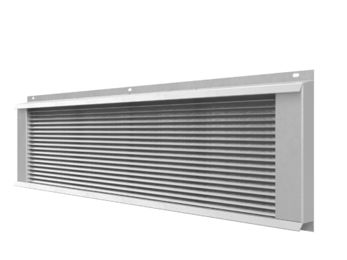 Rektangulær ventil til ventilasjonsanlegg